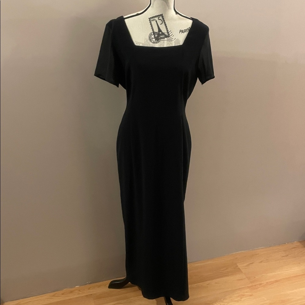In Wear Maxi Elegant Black Women's Dress